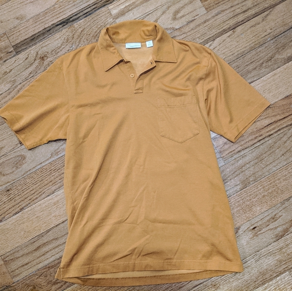 Halogen Men's Small Orange Polo Shirt